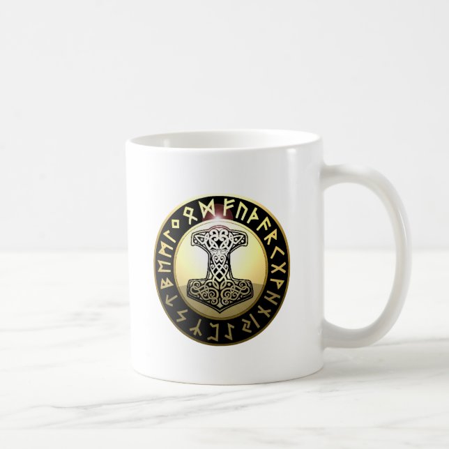 Der Hammer des Thors Kaffeetasse (Rechts)
