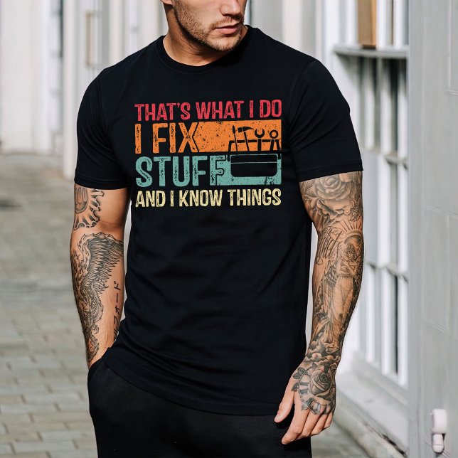 Der Hammer T - Shirt, Handyman Shirt, ich reparier T-Shirt (Von Creator hochgeladen)