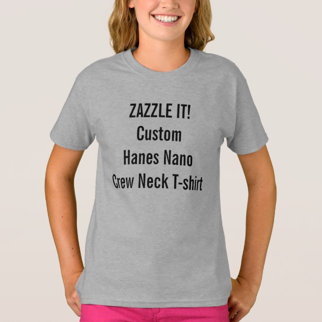 Der Hanes der kundenspezifischen Frauen T-Shirt (Vorderseite)