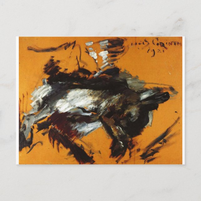 Der Hare von Lovis Corinth Postkarte (Vorderseite)