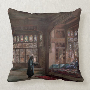 Der Harem von Scheich Sadat, Kairo, 1870 Kissen