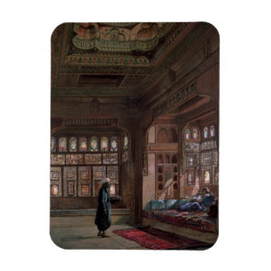 Der Harem von Scheich Sadat, Kairo, 1870 Magnet
