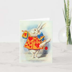 Der Hase in Alice im Wunderland ~ Karte