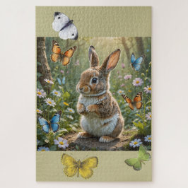 Der Hase und die Schmetterlinge Puzzle