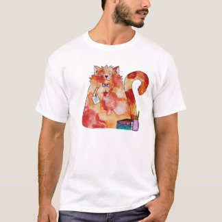 Der Hauch-Katzen-Lehrer T-Shirt