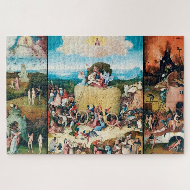 Der Hay Wagon, Bosch Puzzle (Horizontal)