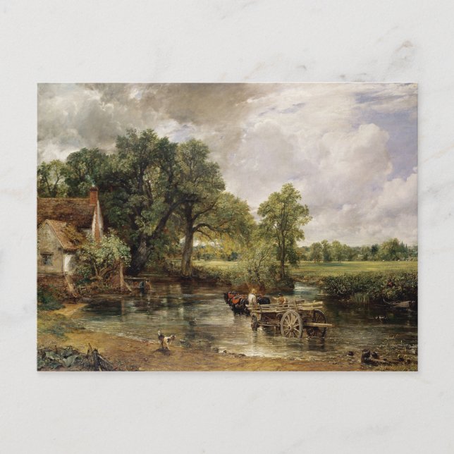 Der Hay Wain, 1821 Postkarte (Vorderseite)