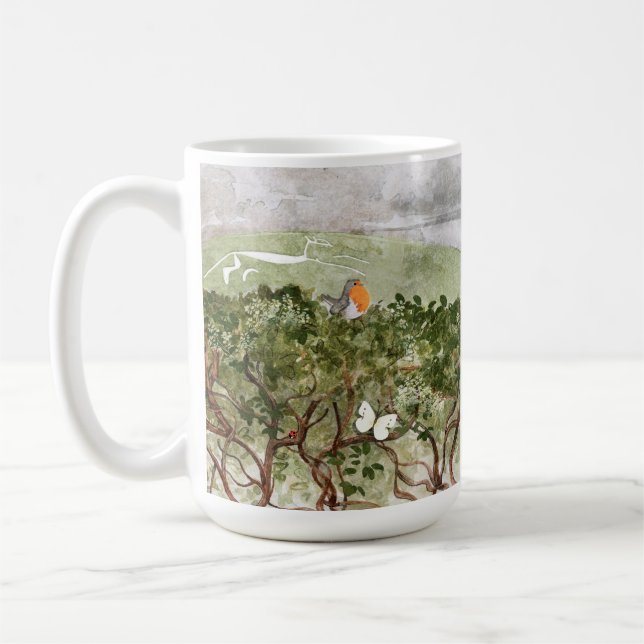 Der Heckenleger-Geist Kaffeetasse (Links)