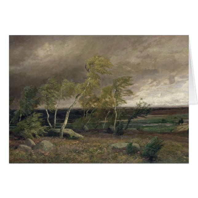 Der Heide in einem Sturm, 1896 (Vorderseite (Horizontal))