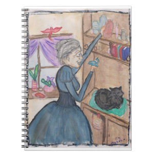 Der Heiler und ihre Katze Notizblock