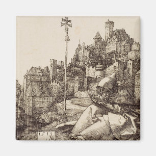 Der Heilige Antonius liest von Albrecht Dürer Magnet