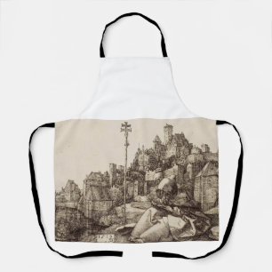 Der Heilige Antonius liest von Albrecht Dürer Schürze