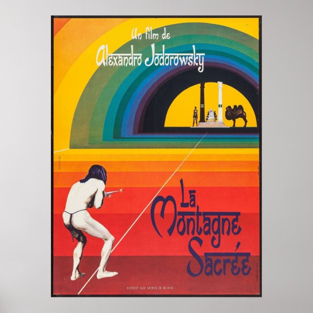 Der Heilige Berg 1973 Französische Filmkunst Poster (Vorne)
