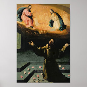 Der Heilige Franz von Assisi, Das Wunder der Rose Poster
