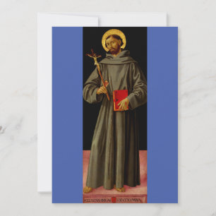 Der Heilige Franz von Assisi von Antoniazzo Romano Einladung