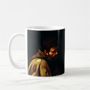 Der Heilige Franz von Assisi von Caravaggio Barock Kaffeetasse