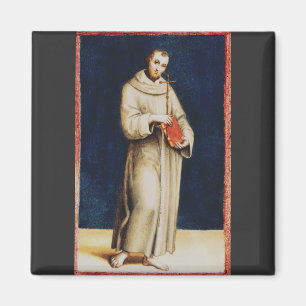 Der Heilige Franz von Assisi von Raffael Renaissan Magnet