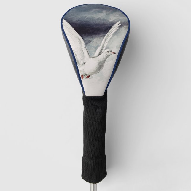 Der heilige Geist in Form einer Taube Golf Headcover (Vorderseite)