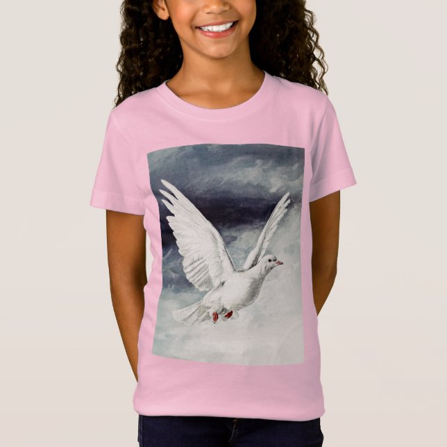 Der heilige Geist in Form einer Taube T-Shirt (Vorderseite)