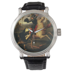 Der heilige Georg im Kampf mit dem Drachen von Raf Armbanduhr
