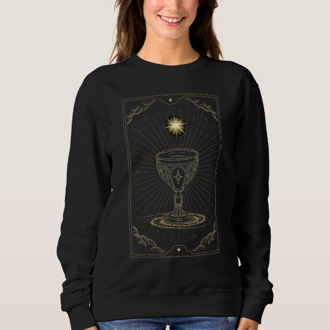 Der heilige Gral der spirituellen oder symbolische Sweatshirt (Vorderseite)