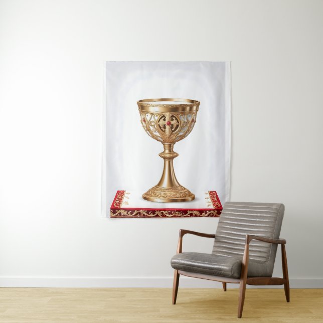 Der heilige Gral katholisch Wandteppich (Beispiel)