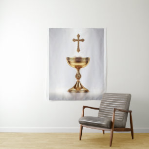 Der heilige Gral katholisch Wandteppich