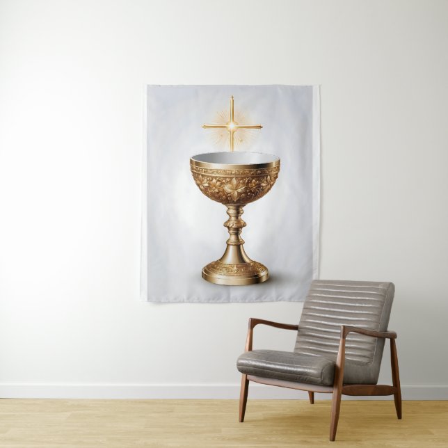 Der heilige Gral katholisch Wandteppich (Beispiel)