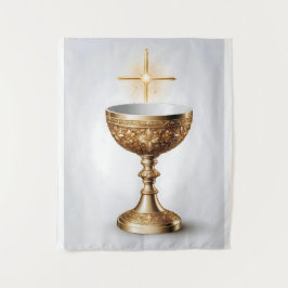 Der heilige Gral katholisch Wandteppich