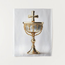 Der heilige Gral katholisch Wandteppich