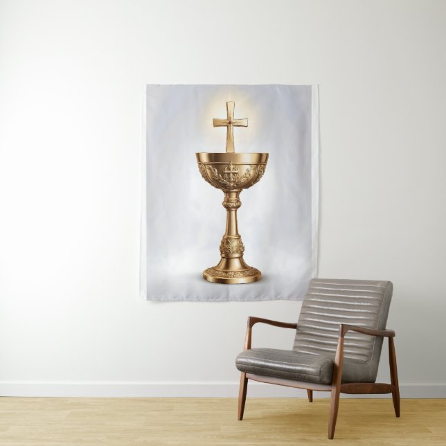 Der heilige Gral katholisch Wandteppich (Beispiel)