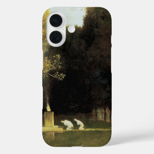 Der heilige Hain von Arnold Böcklin, Vintage Art iPhone 16 Hülle