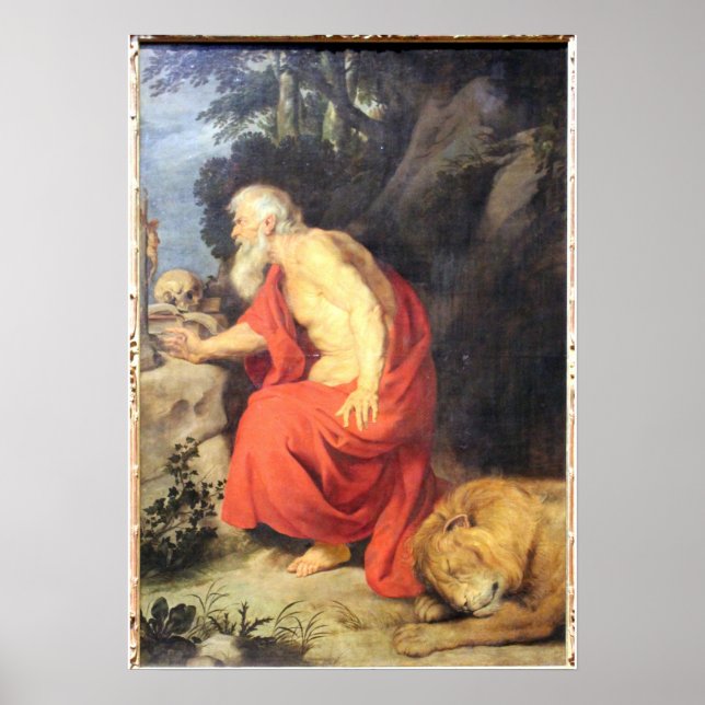 Der Heilige Hieronymus Poster (Vorne)