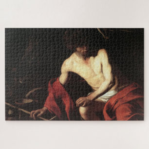 Der Heilige Johannes der Täufer von Caravaggio Puzzle