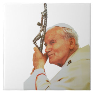 Der Heilige Johannes Paul II. Der große Kommunikat Fliese
