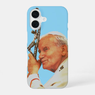 Der Heilige Johannes Paul II. Der große Kommunikat iPhone 16 Hülle