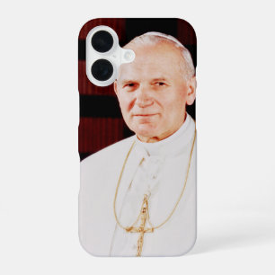 Der Heilige Johannes Paul II. Der große Kommunikat iPhone 16 Hülle