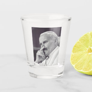 Der Heilige Johannes Paul II. Der große Kommunikat Schnapsglas