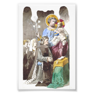 Der heilige Joseph-Patron der Universellen Kirche Fotodruck