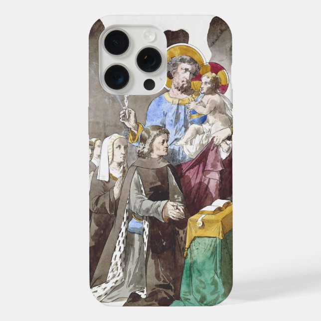 Der heilige Joseph-Patron der Universellen Kirche iPhone Hülle (Rückseite)