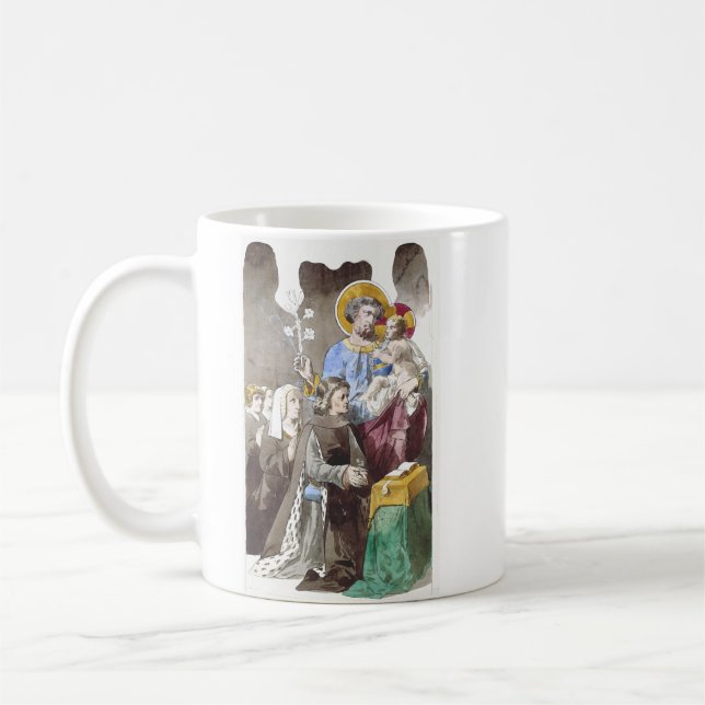 Der heilige Joseph-Patron der Universellen Kirche Kaffeetasse (Links)