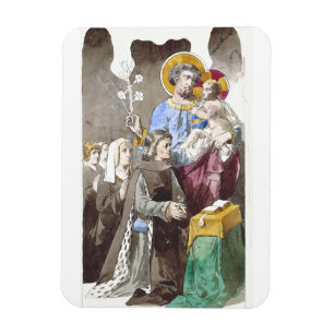 Der heilige Joseph-Patron der Universellen Kirche Magnet