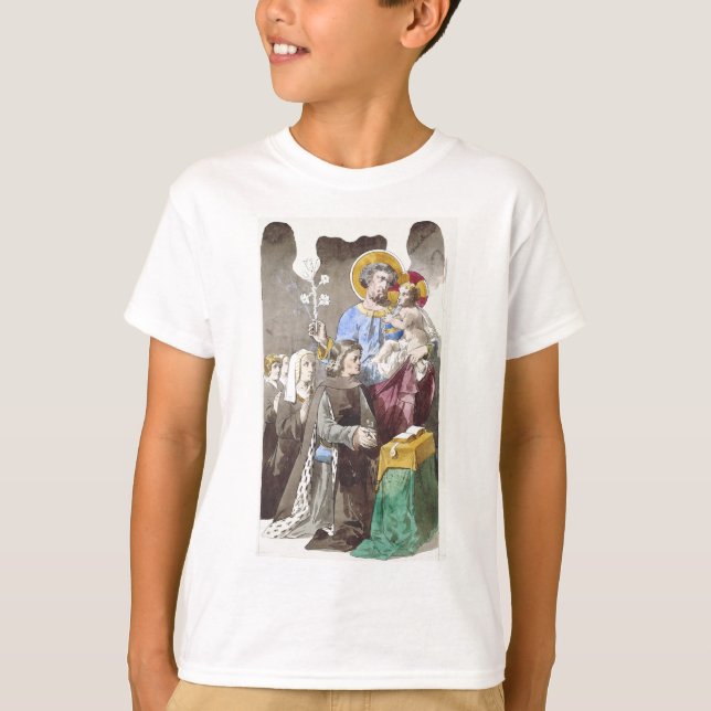 Der heilige Joseph-Patron der Universellen Kirche T-Shirt (Vorderseite)