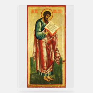Der Heilige Lukas der Evangelist und Märtyrer Acrylschild