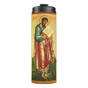 Der Heilige Lukas der Evangelist und Märtyrer Thermosbecher