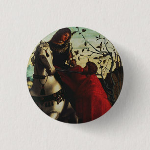 Der heilige Martin von Tours teilt den Mantel Fine Button