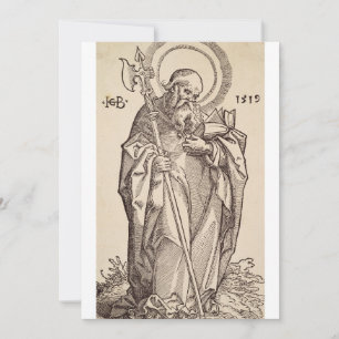 Der Heilige Matthew von Christus und den Aposteln Dankeskarte