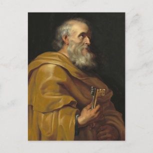 Der Heilige Petrus von Peter Paul Rubens Postkarte
