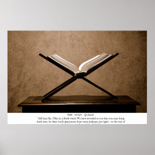 Der heilige Quran Poster
