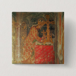 Der heilige römische Kaiser Charles IV Button